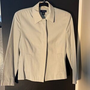 Ann Taylor Women's Light Gray Blazer